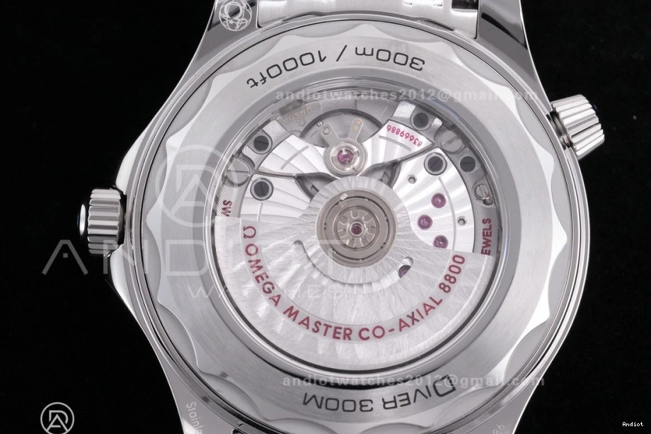 Ceramic Green V4 On Dial 1:1 Bracelet 8800 Edition Super Seamaster Green Bezel Asian Clone SS 300M Diver VSF Best 1222